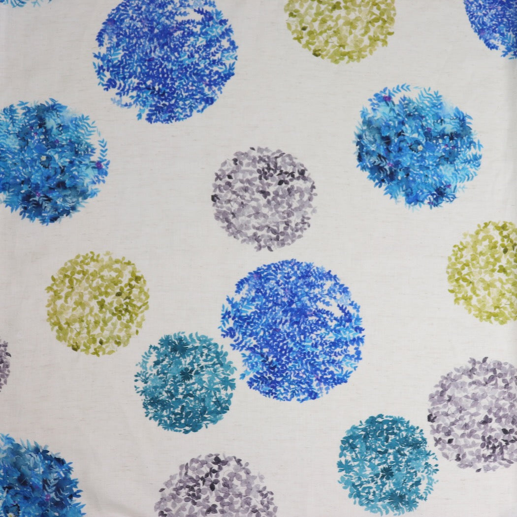 yui floral print cotton linen fabric kokka EGX-6411-1A