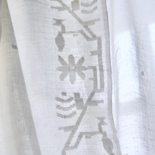 Jamdani Cotton Fabric for Sustainable Fashion Sewing