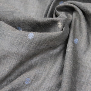 handloom cotton jamdani fabric for slow fashion sewing