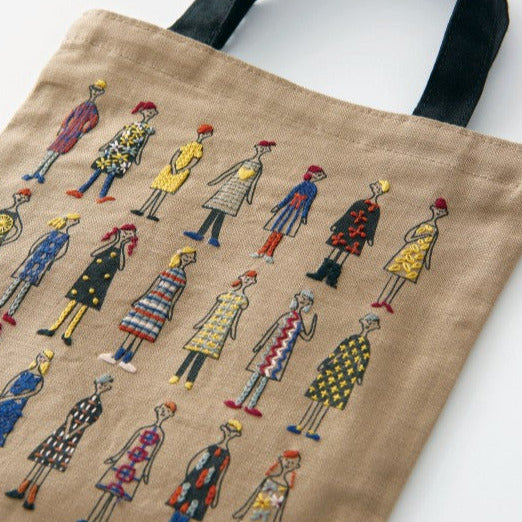 100 ladies mini tote bag to embroider