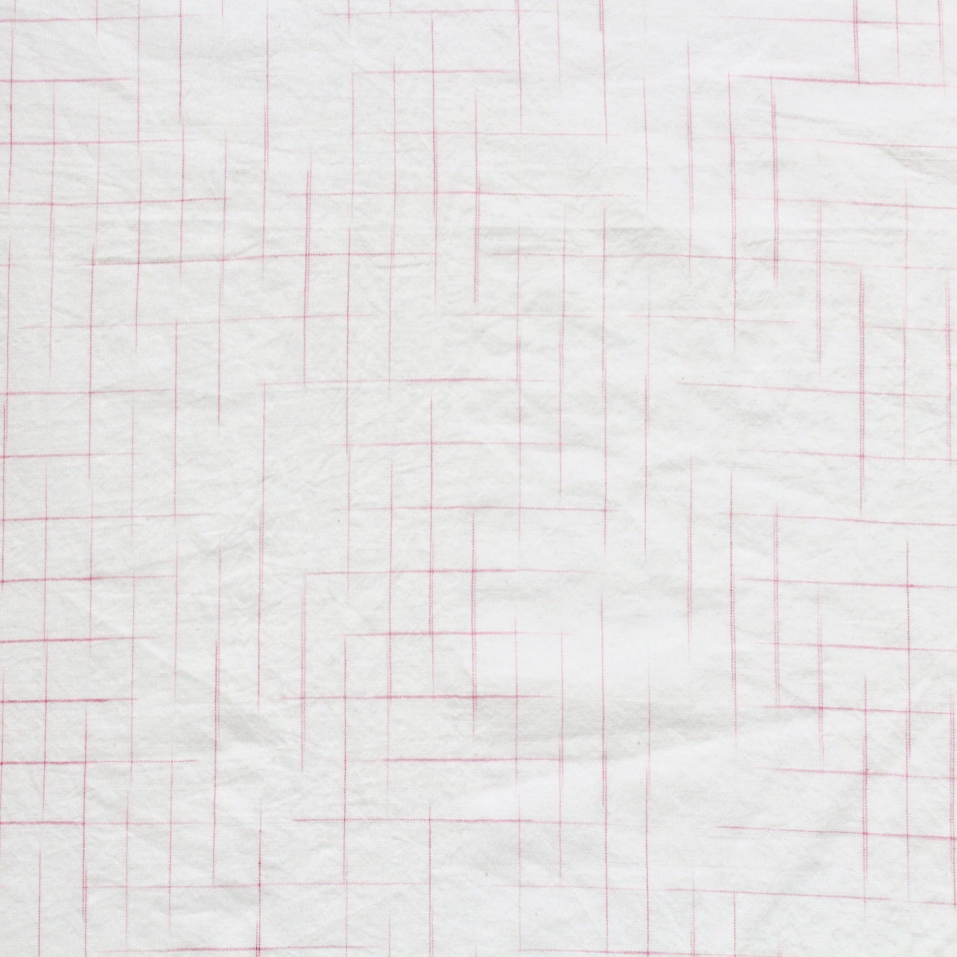 Pink Checks Handwoven Cotton Fabric