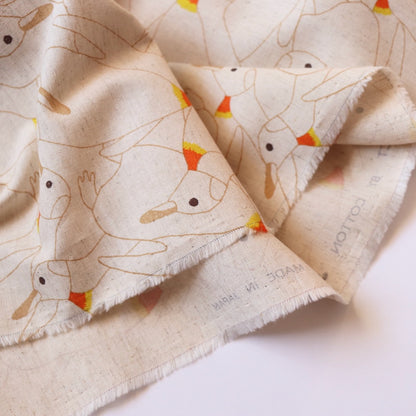 Penguins Linen Cotton