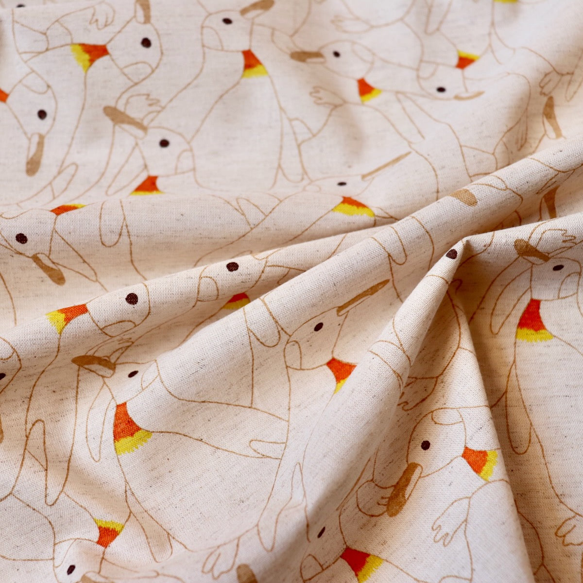 Penguins Linen Cotton