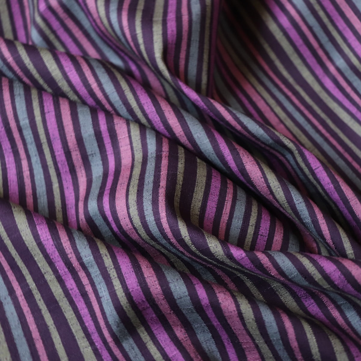 Murasaki Stripe Cotton Dobby