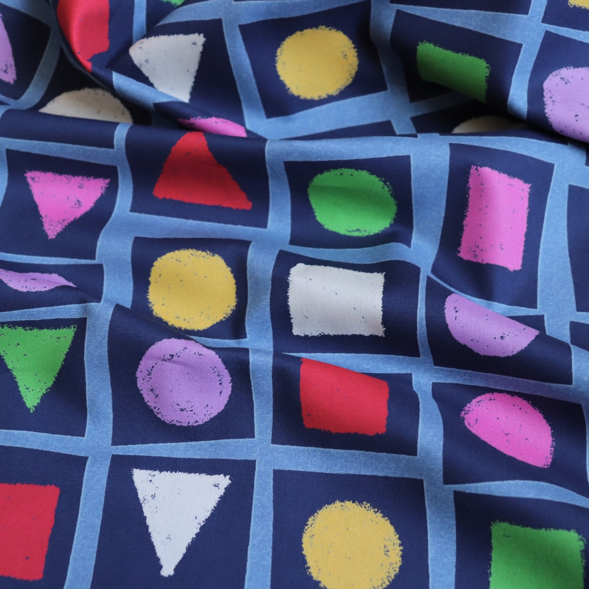 Jewel Blocks Japanese Cotton Print