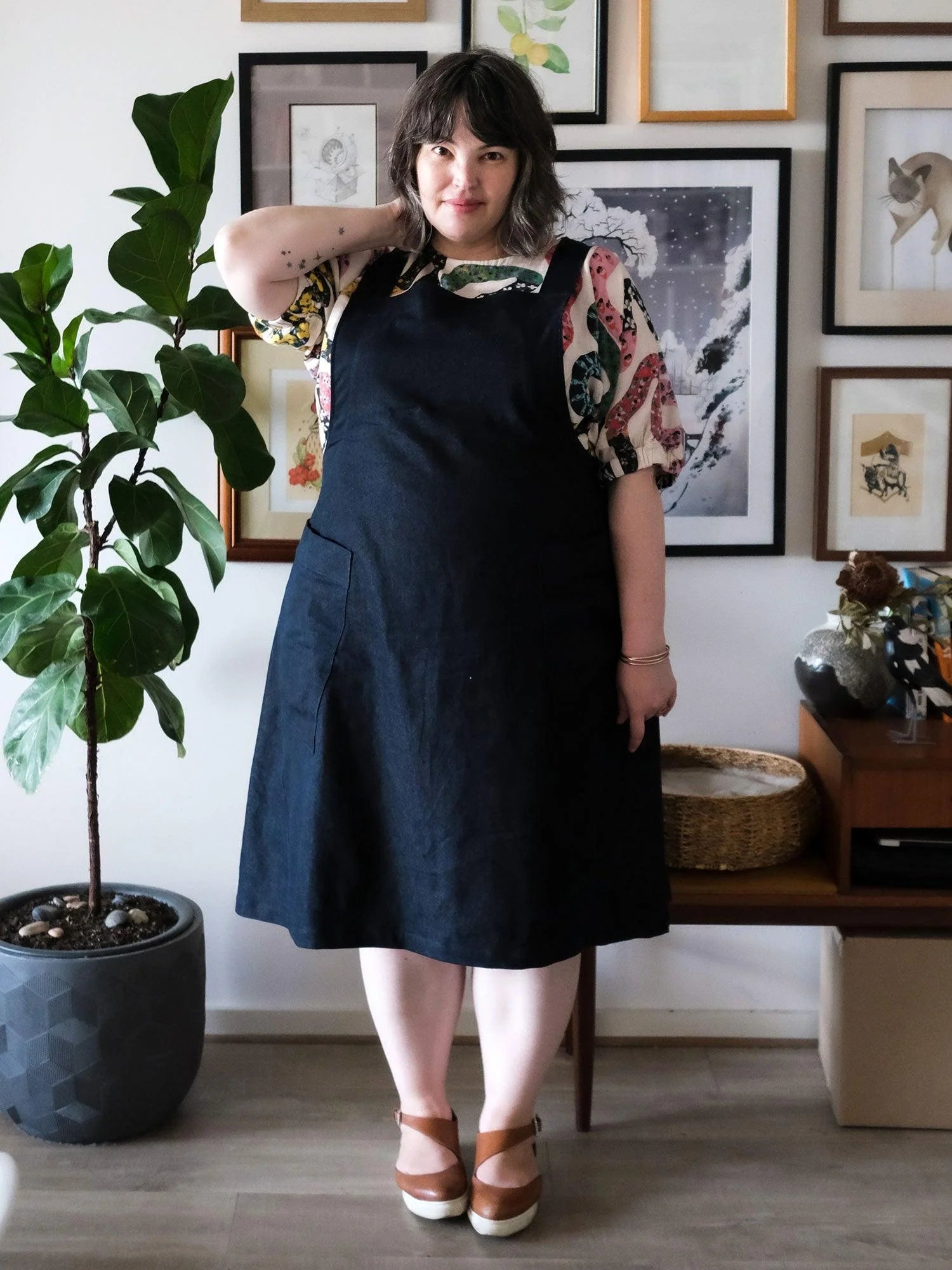 Apron Dress sewing pattern by The Assembly Line