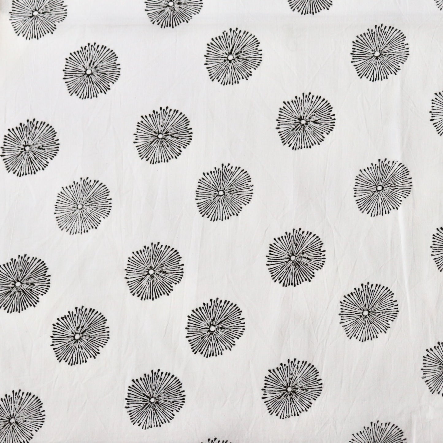 Dandelion Block Print Cotton