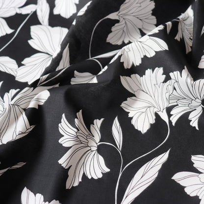 Windblown Cotton Lawn — Black