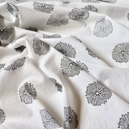 Dandelion Block Print Cotton