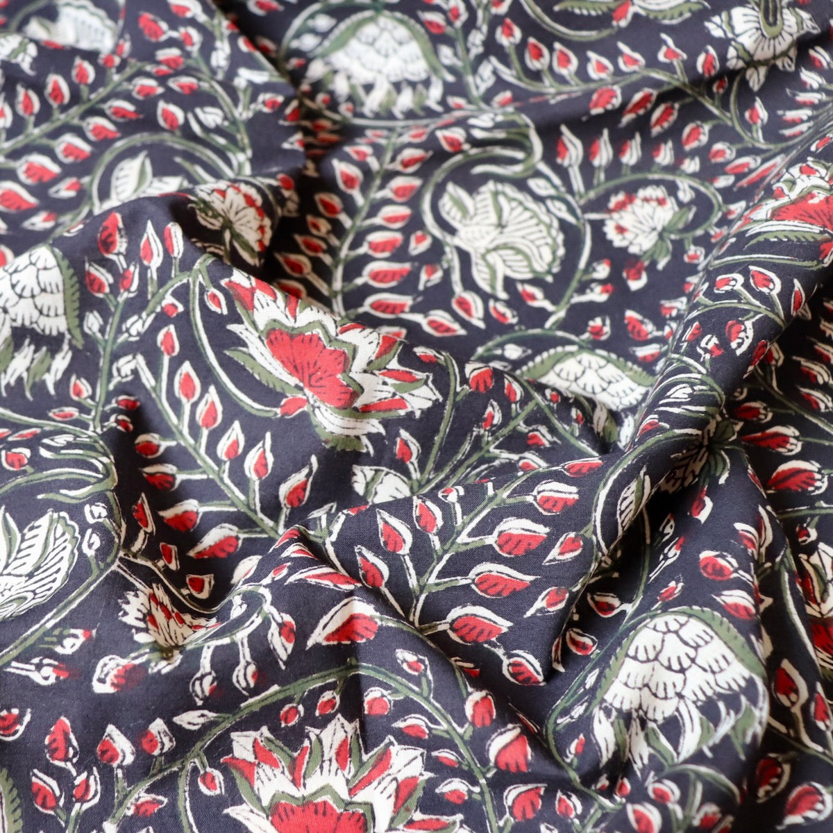 Block Print Fat Quarter Bundle — The Red and The Black