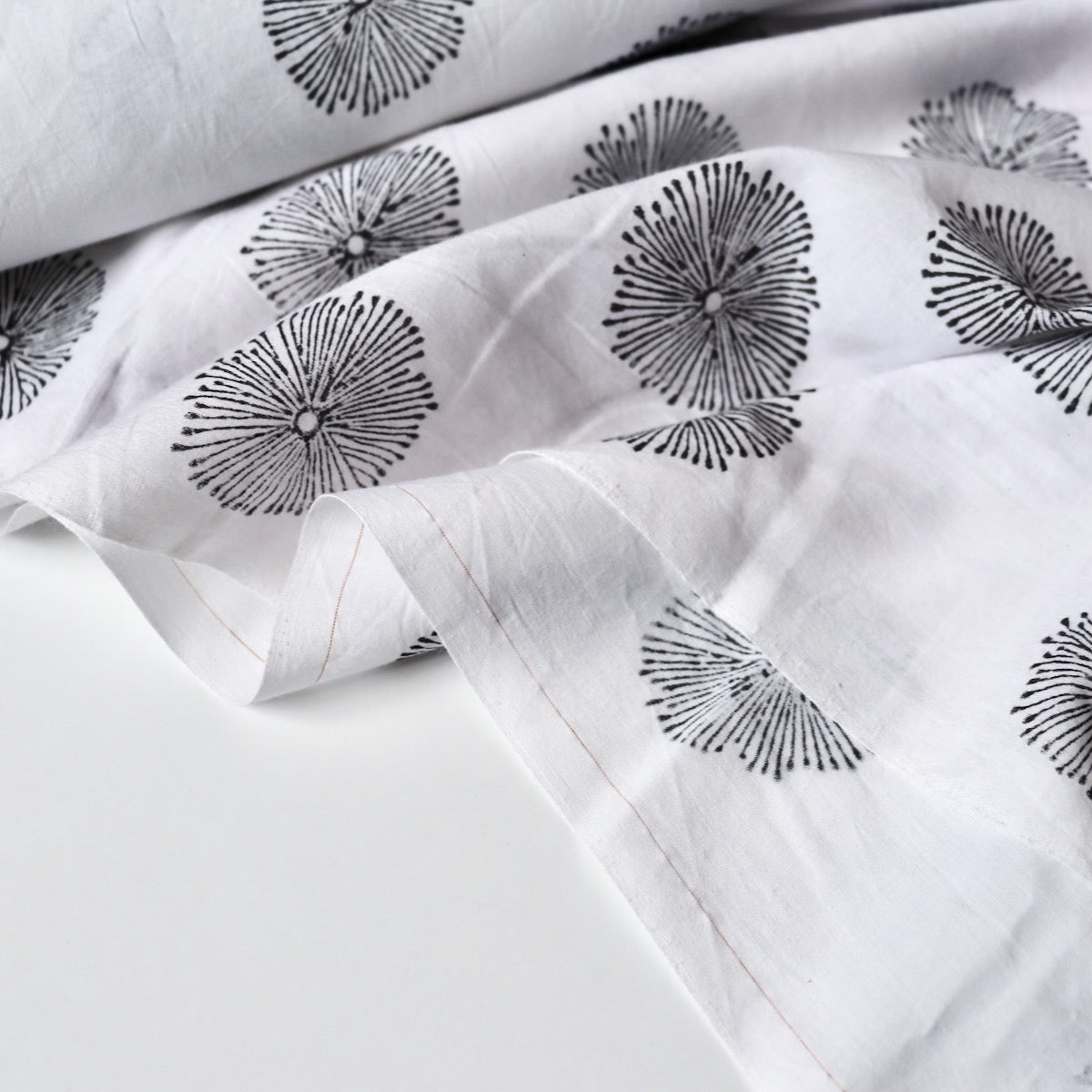 Dandelion Block Print Cotton