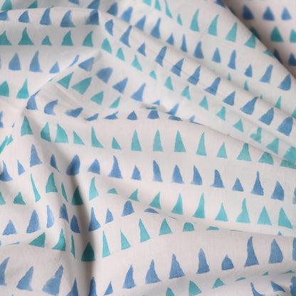 Brahma Karma Block Print — Blue Mountains