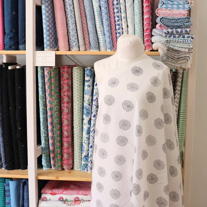 Dandelion Block Print Cotton