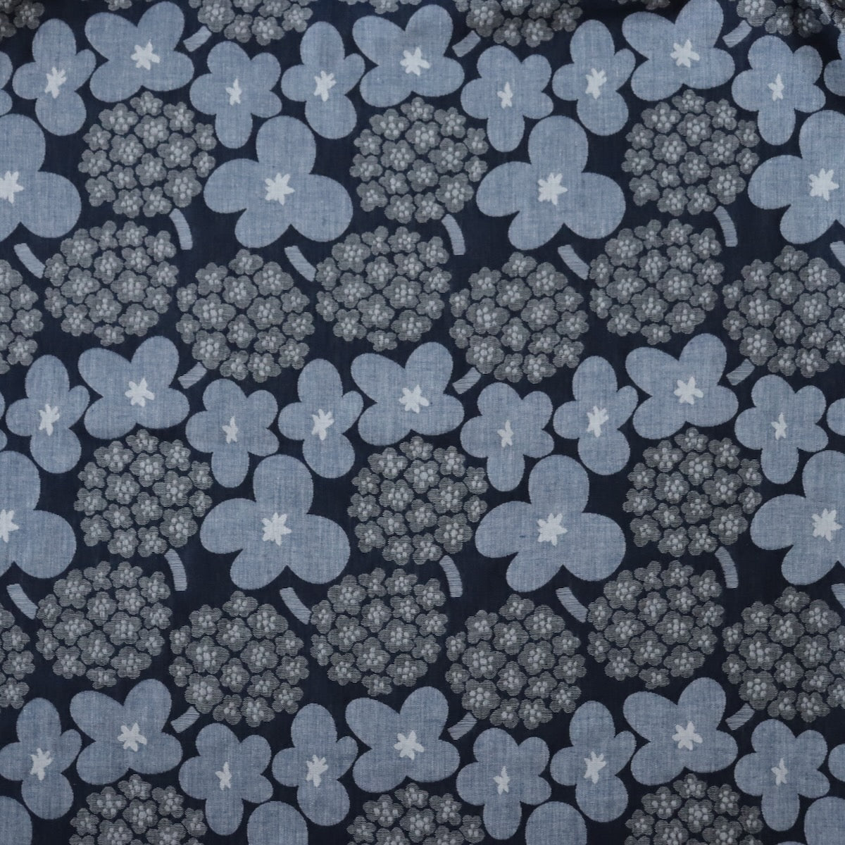 Hydrangea Japanese Cotton Jacquard