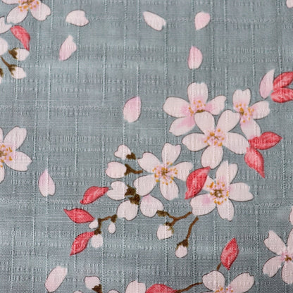 Sakura Cotton Dobby — Blue