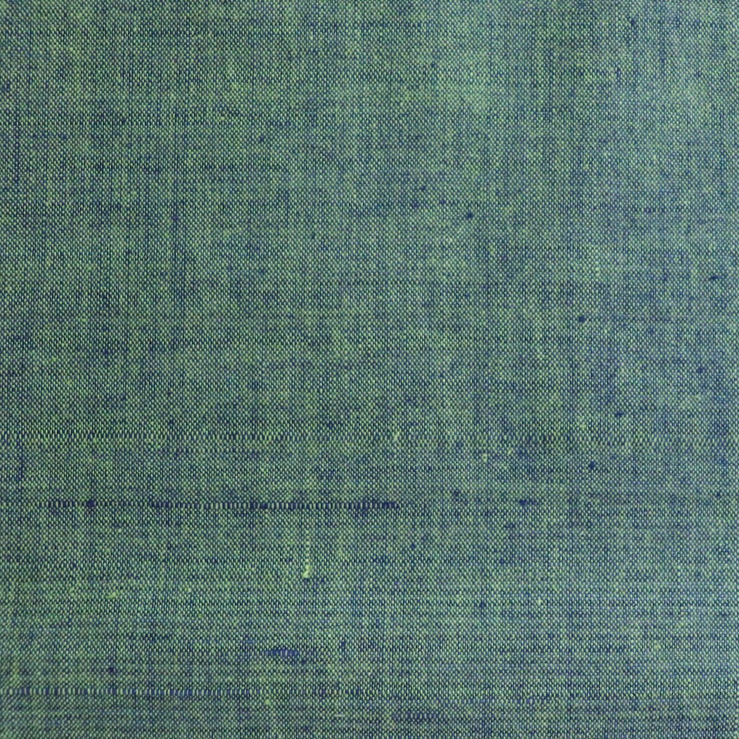 blue green shot handloom cotton fabric