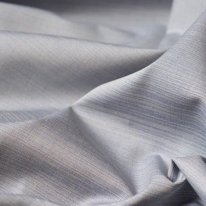 Japanese Cotton Textured Stripe — Fog Blue