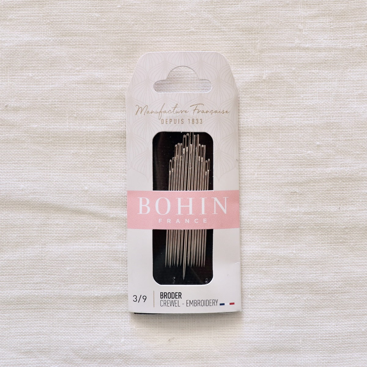 bohin crewel needles for hand embroidery made in France
