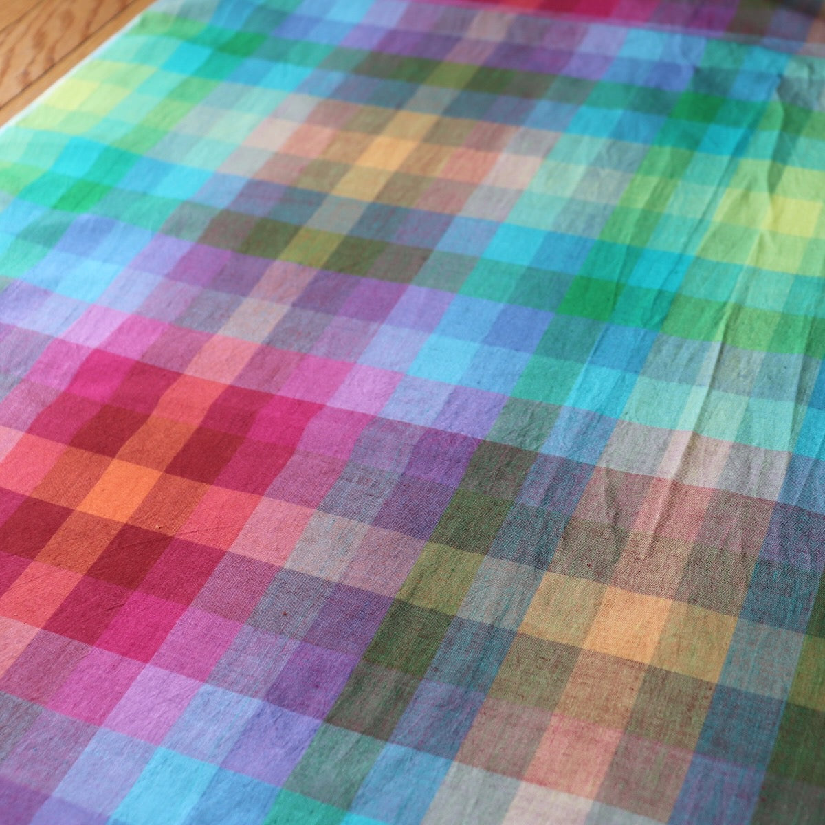 Prismatic Check Handloom Cotton