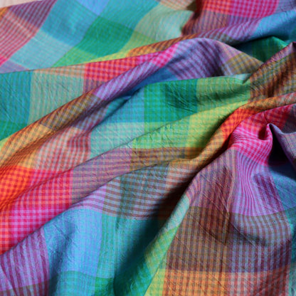 Interlaced Rainbow Handloom Cotton