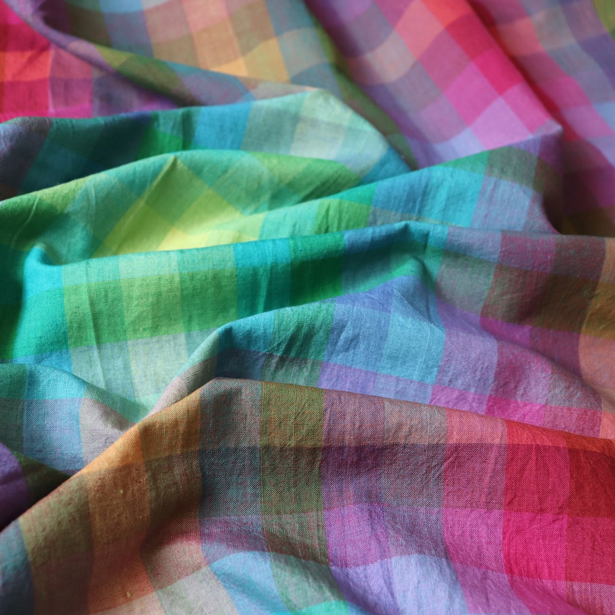 Prismatic Check Handloom Cotton