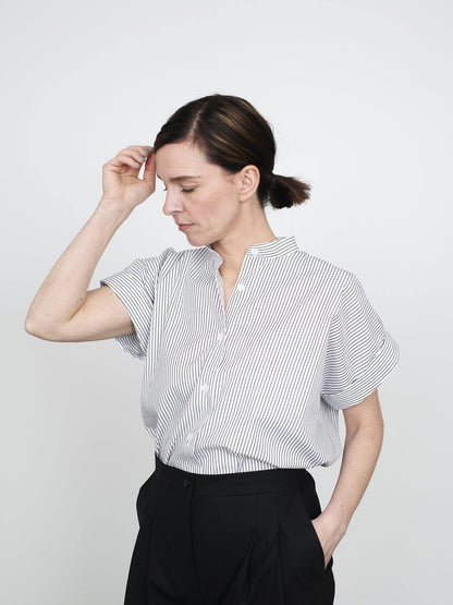 Cap Sleeve Shirt sewing pattern by The Assembly Line