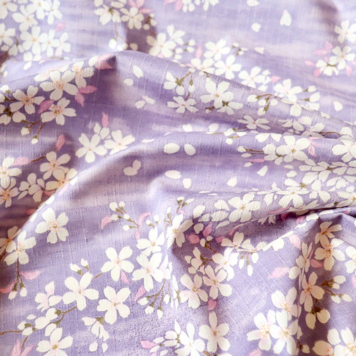 Sakura Cotton Dobby — Lavender