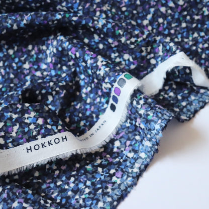 Speckled Cotton Lawn — Cobalt