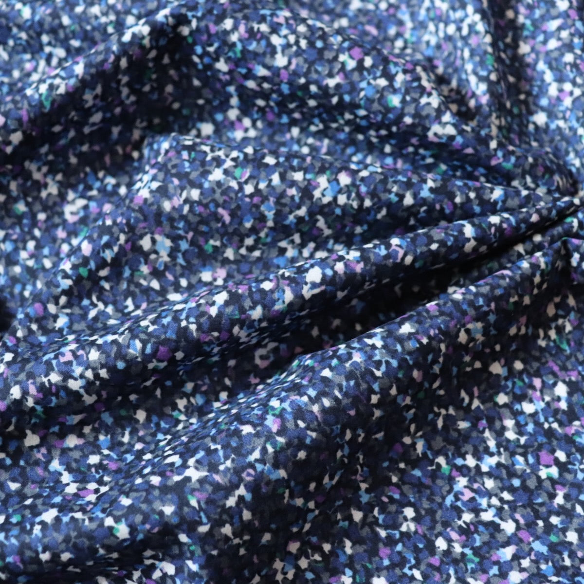 Speckled Cotton Lawn — Cobalt