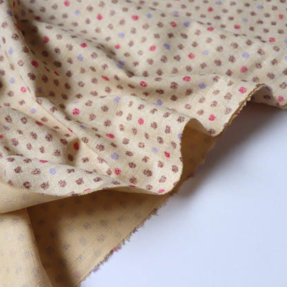 Dotted Dobby Japanese Cotton Print — Ecru