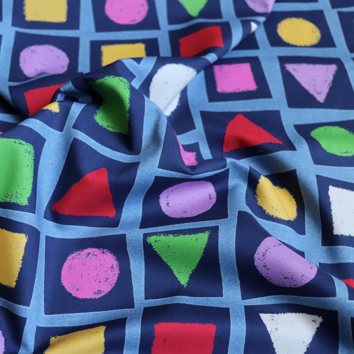 Jewel Blocks Japanese Cotton Print