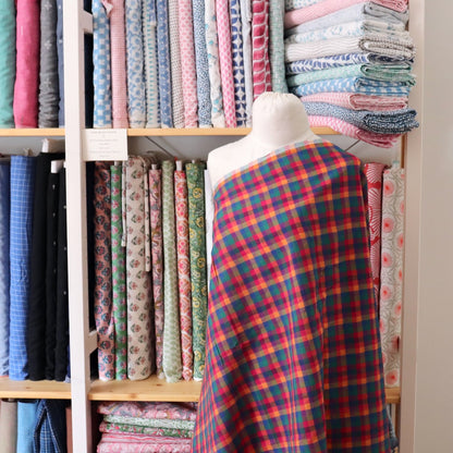 Jewelled Handloom Cotton Check
