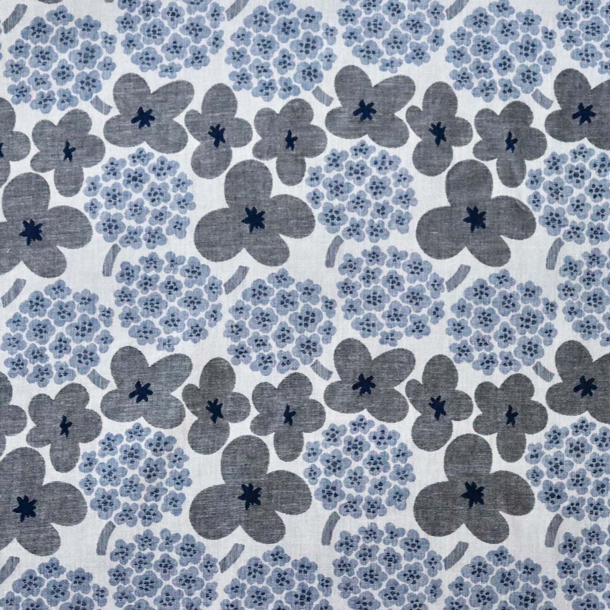 Hydrangea Japanese Cotton Jacquard