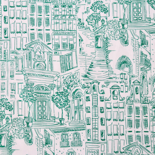 Roman Holiday Japanese Cotton Lawn — Green