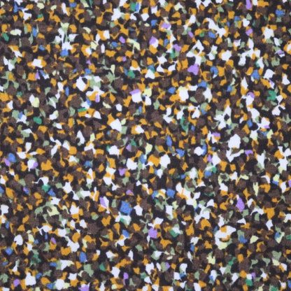 confetti pattern cotton lawn fabric with golden brown and flecks of color Hokkoh Japan