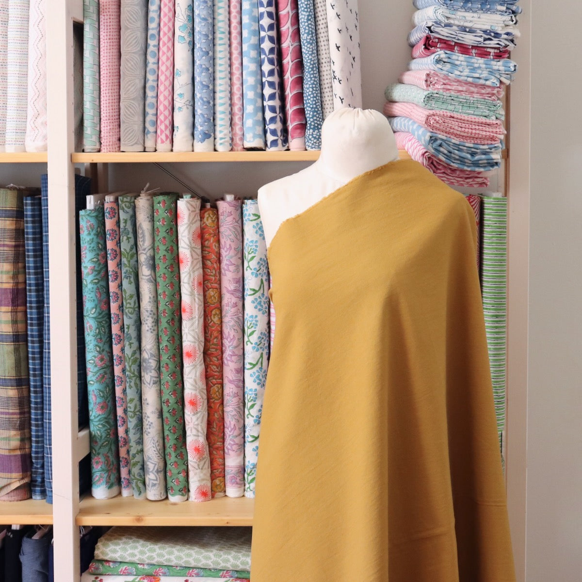 Cotton Linen Canvas — Goldenrod