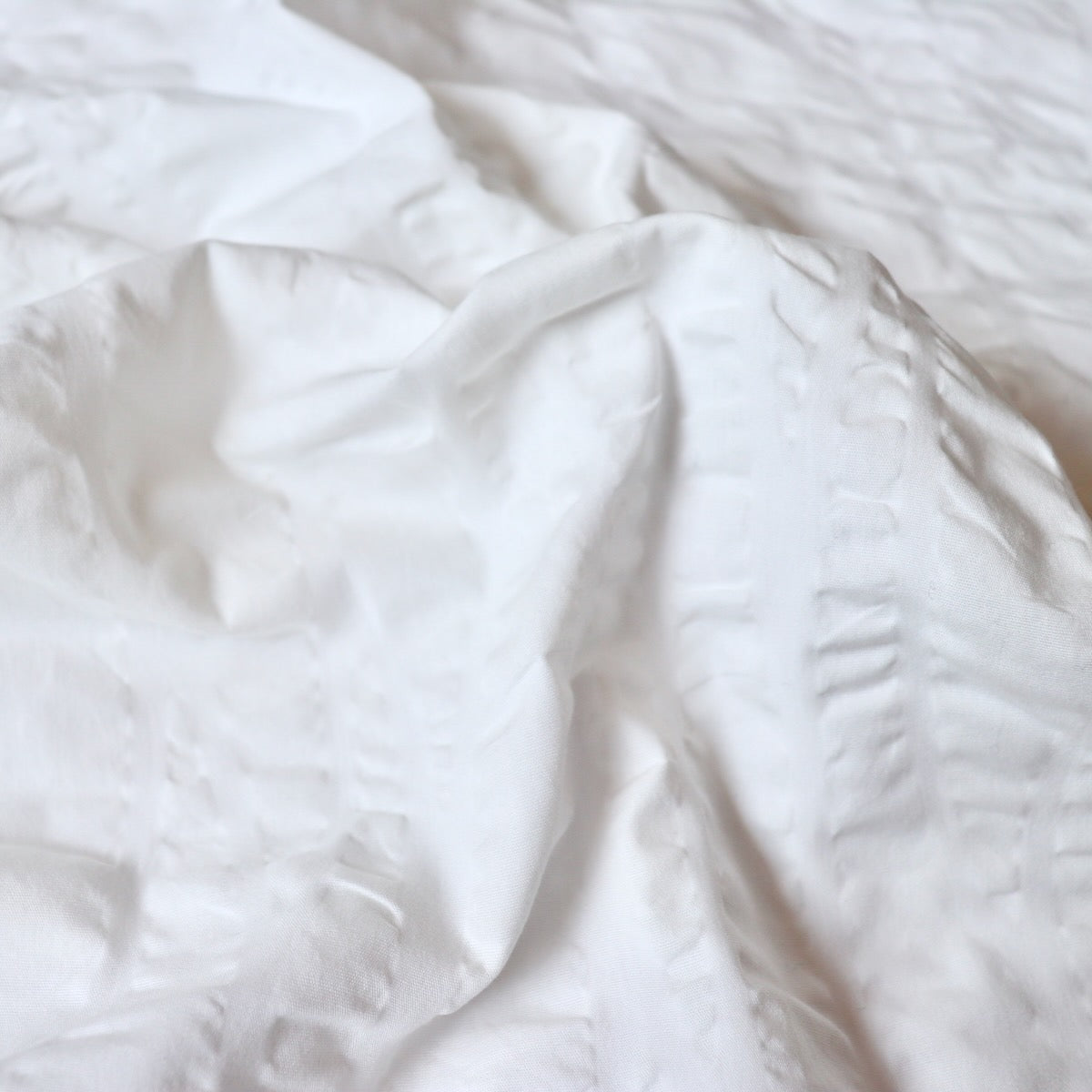 salt processed japanese cotton lawn fabric white crinkle shirt material