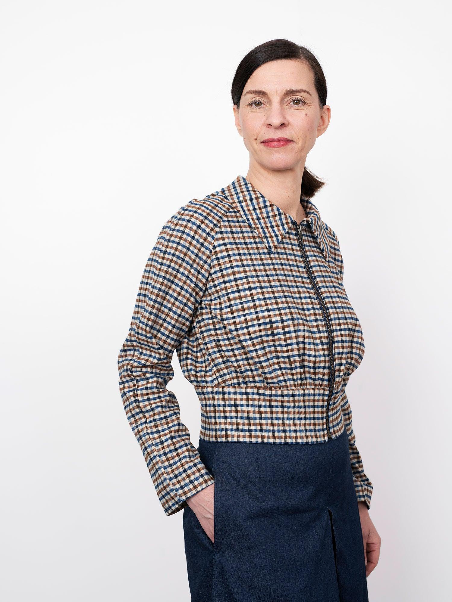 Assembly Line Jacket Pattern The Assembly Line Cropped Jacket Sewing Pattern – Loom and Stars