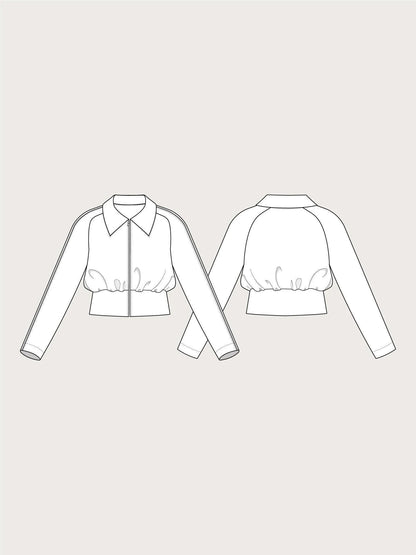 Cropped Jacket sewing pattern by The Assembly Line