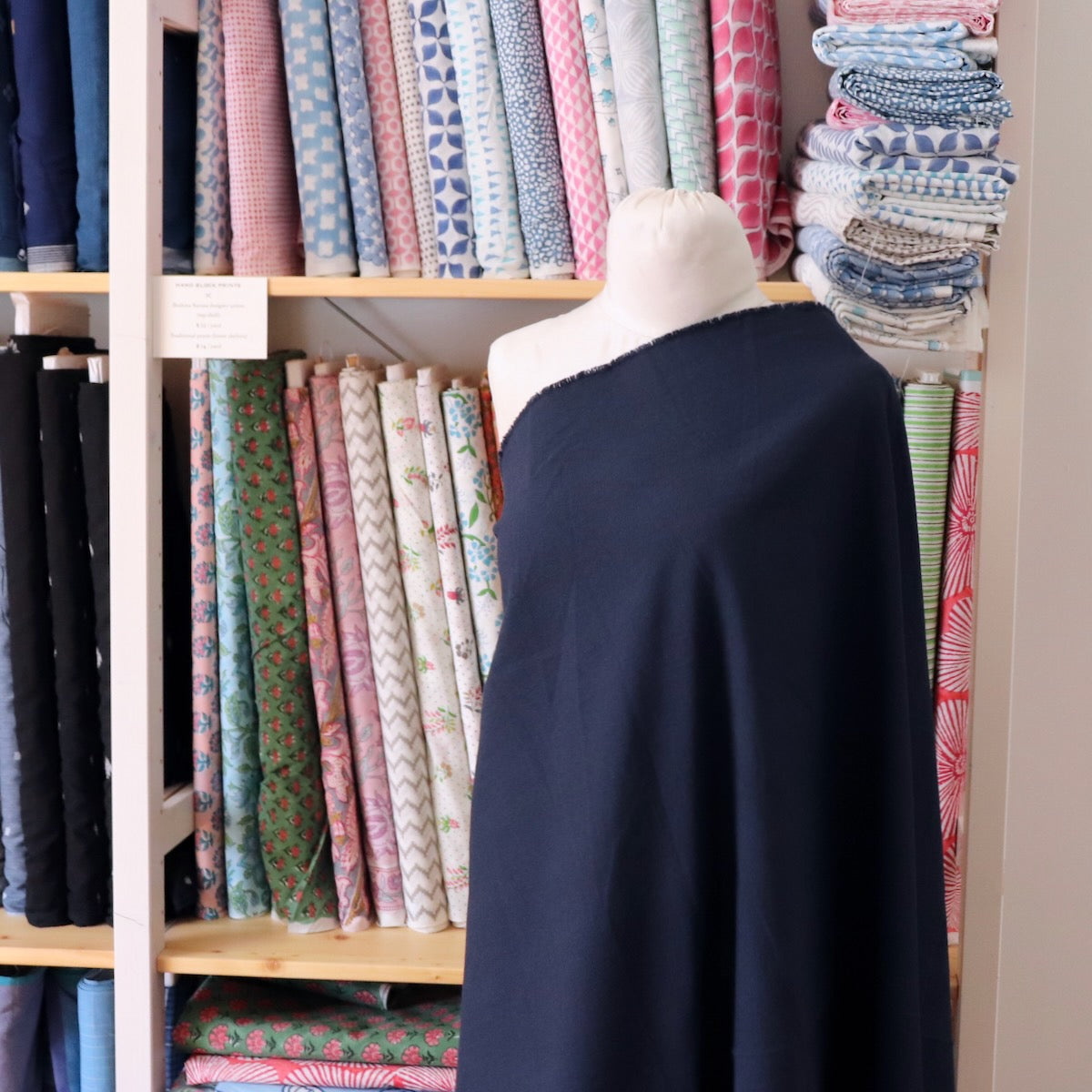 Cotton Linen Canvas — Indigo-ish