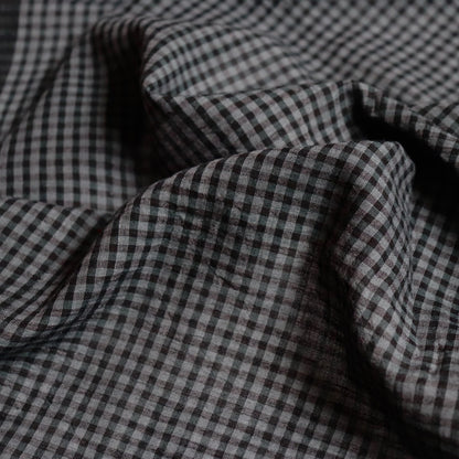 Gray Featherweight Handloom Cotton Check