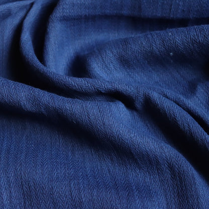 Not Denim Herringbone Handloom Cotton — Dark Indigo