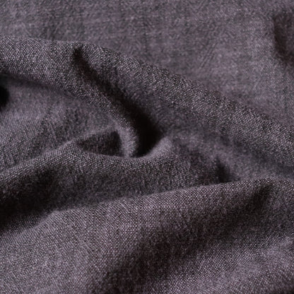 black and purple textured cotton fabric tsumugi made in Japan