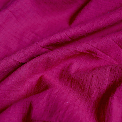 Ruby Red Check Handloom Cotton