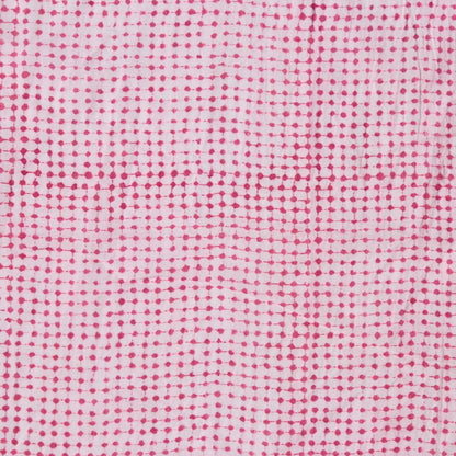 Brahma Karma Block Print — Wine Dots Checks