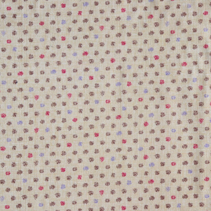 Dotted Dobby Japanese Cotton Print — Ecru