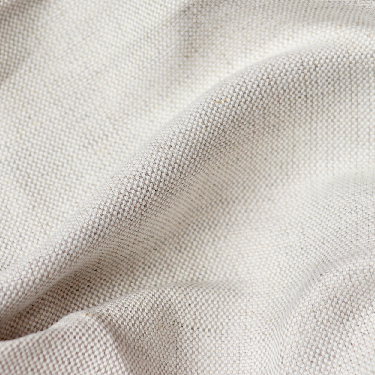 natural linen cotton blend fabric for sewing and embroidery