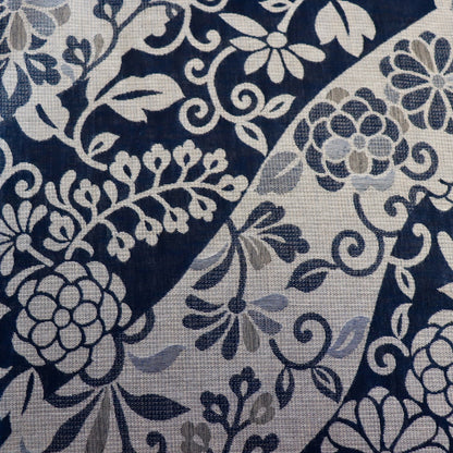 Rippling Floral Japanese Cotton Jacquard