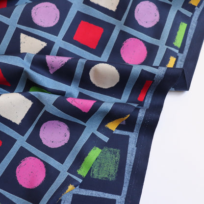 Jewel Blocks Japanese Cotton Print