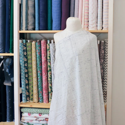 Pearl Grey Slub Handloom Cotton